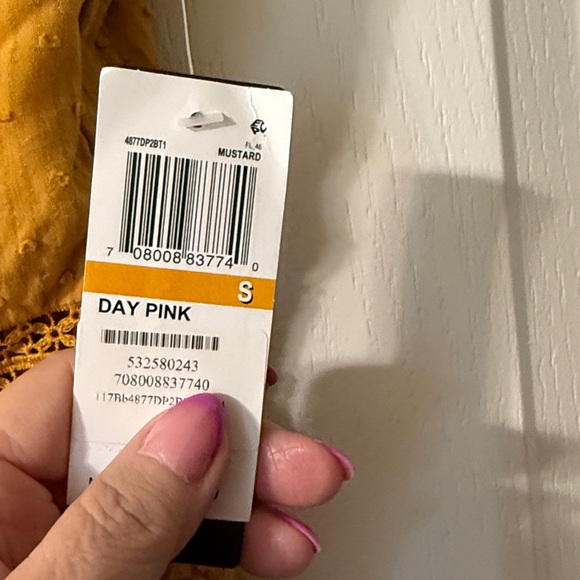 Yellow Sleeveless Dress with Bow Straps - Picture 9 of 12